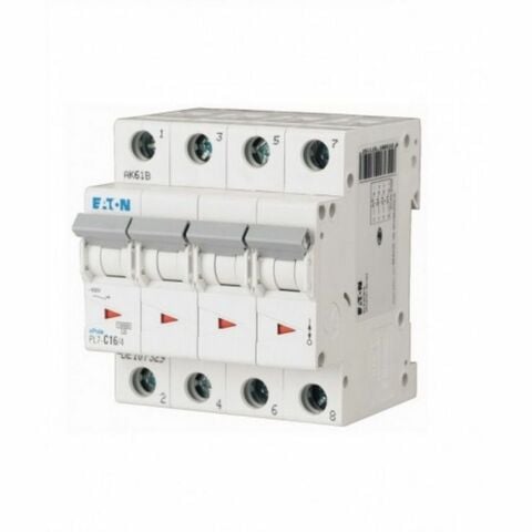 EATON 165185 PL7-C40-4 OTOMATİK SİGORTA-10KA-C EĞRİSİ-4X4