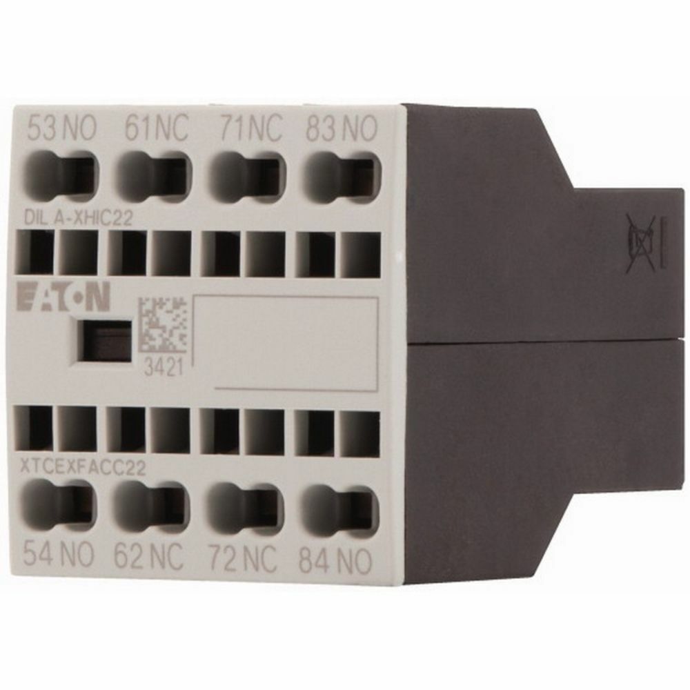 EATON DILA-XHIC22 KONTAKTÖR AKSESUARI: YARDIMCI KONTAK 2NA+2NK (DILA, DILM7-38 İÇİN)