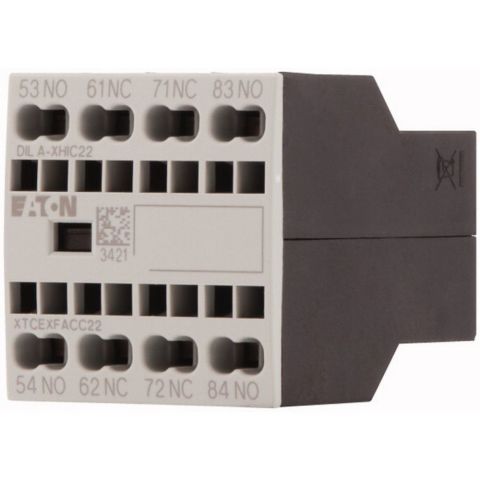 EATON DILA-XHIC22 KONTAKTÖR AKSESUARI: YARDIMCI KONTAK 2NA+2NK (DILA, DILM7-38 İÇİN)