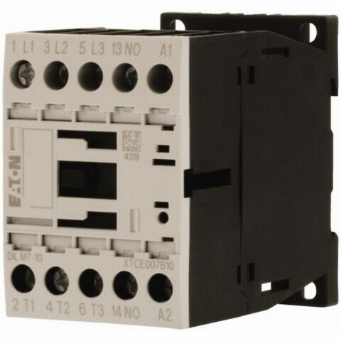 EATON DILM7-10(42V50/60HZ) CONTACTOR,3KW/400V,AC-OPERATED