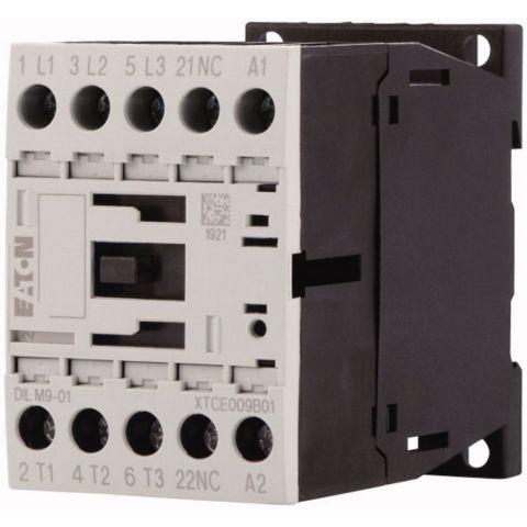 EATON DILM9-01(110V50HZ,120V60HZ) GÜÇ KONTAKTÖRÜ (AC BOBİN) 9A 1NK