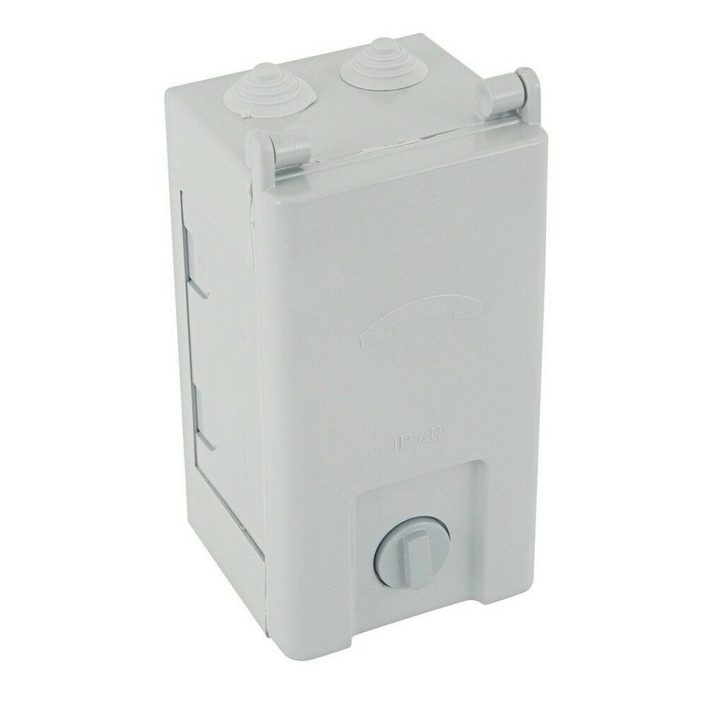 MUTLUSAN TELEFON DAĞITIM KUTUSU (10-20) BOŞ PLASTİK KİLİTLİ