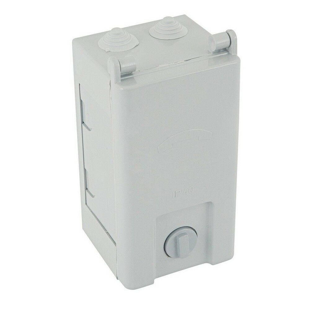 MUTLUSAN TELEFON DAĞITIM KUTUSU (10-20) BOŞ PLASTİK KİLİTLİ