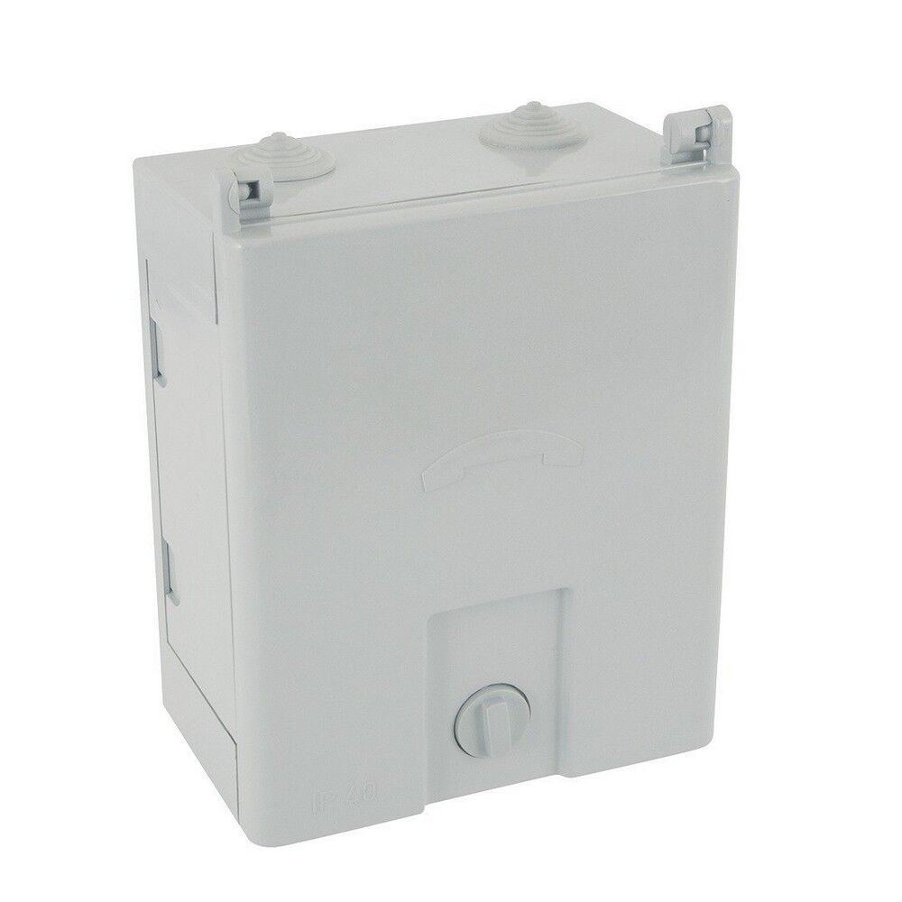 MUTLUSAN TELEFON DAĞITIM KUTUSU (10-50) BOŞ PLASTİK KİLİTLİ