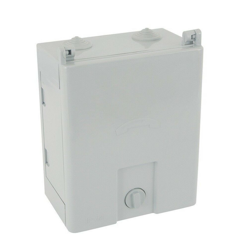 MUTLUSAN TELEFON DAĞITIM KUTUSU (10-50) BOŞ PLASTİK KİLİTLİ