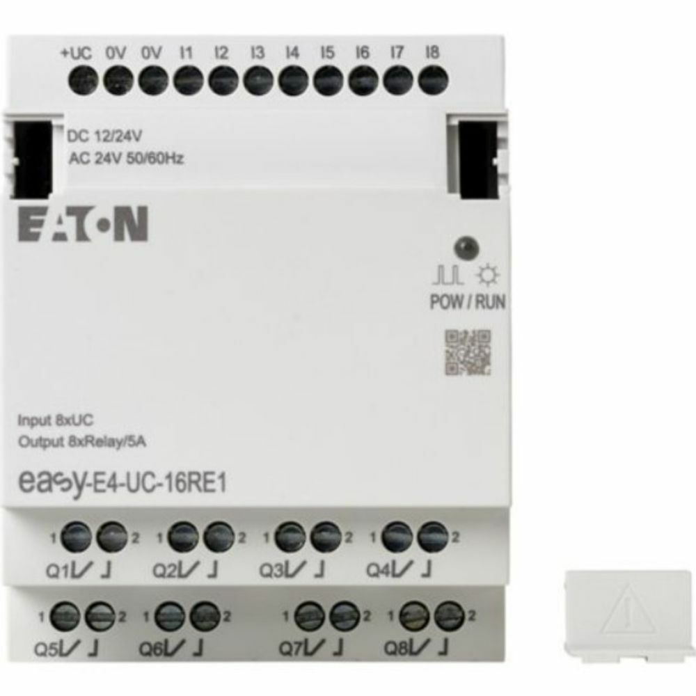EATON EASY-E4-UC-16RE1 EASY-E4 GENİŞLEME MODÜLÜ, 12VDC, 24VAC/DC 8DI / 8DO(R)