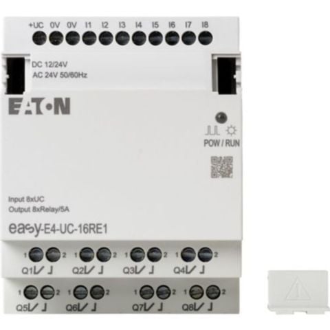 EATON EASY-E4-UC-16RE1 EASY-E4 GENİŞLEME MODÜLÜ, 12VDC, 24VAC/DC 8DI / 8DO(R)