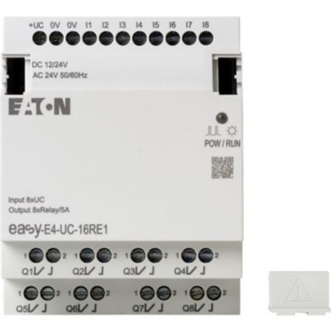 EATON EASY-E4-UC-16RE1 EASY-E4 GENİŞLEME MODÜLÜ, 12VDC, 24VAC/DC 8DI / 8DO(R)