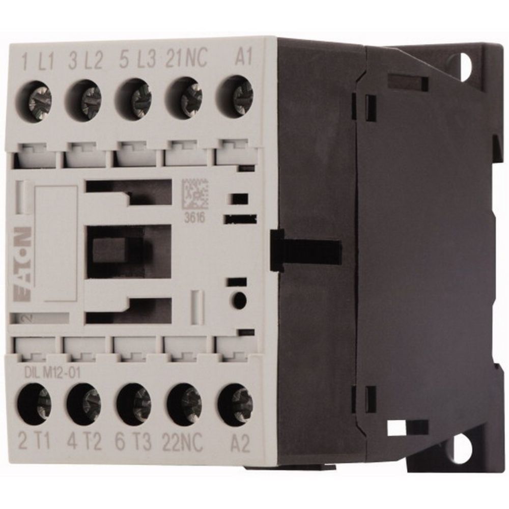 EATON DILM12-01(110V50HZ,120V60HZ) GÜÇ KONTAKTÖRÜ (AC BOBİN) 12A 1NK