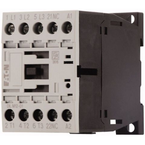 EATON DILM12-01(110V50HZ,120V60HZ) GÜÇ KONTAKTÖRÜ (AC BOBİN) 12A 1NK