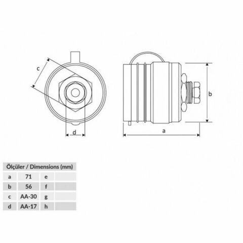 BEMİS 16-95MM² 200A. MAKİNE PRİZ