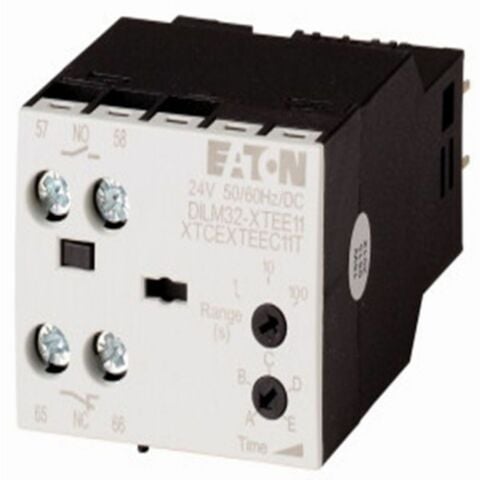 EATON DILM32-XTEE11(RA24) KONTAKTÖR AKSESUARI: ELEK. ZAMAN RÖLESİ-ÇEKMEDE GECİKME (DILM7-38 İÇİN)