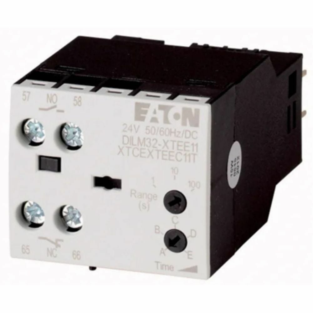 EATON DILM32-XTEE11(RAC240) KONTAKTÖR AKSESUARI: ELEK. ZAMAN RÖLESİ-ÇEKMEDE GECİKME (DILM7-38 İÇİN)