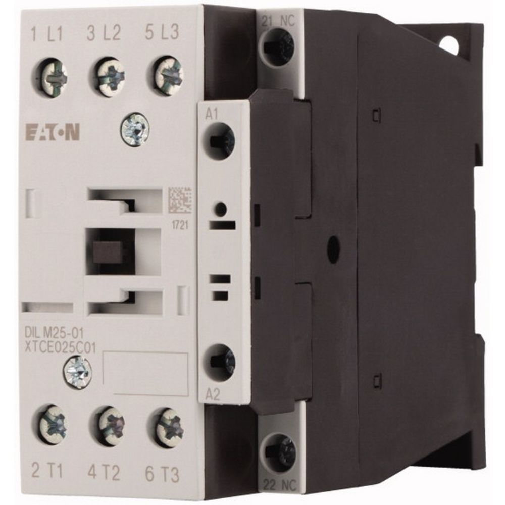 EATON DILM25-01(24V50/60HZ) GÜÇ KONTAKTÖRÜ (AC BOBİN) 25A 1NK