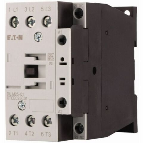 EATON DILM25-01(RDC60) CONTACTOR,11KW/400V,DC-OPERATED