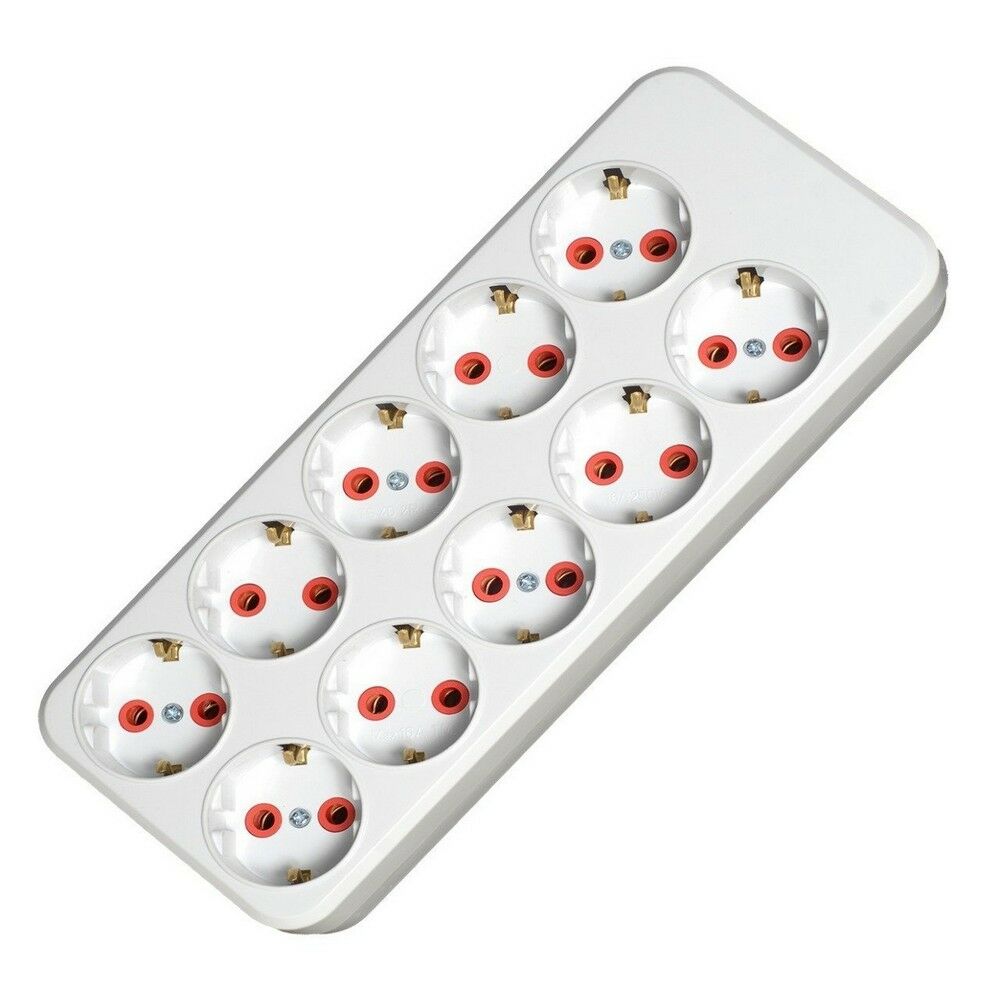 MUTLUSAN 10 LU TOPRAKLI GRUP PRİZ(KLEMENSLİ)