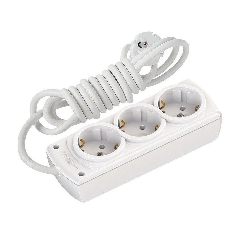 MUTLUSAN ÜÇLÜ TOPRAKLI GRUP PRİZ(5 METRE) OLİMPİA