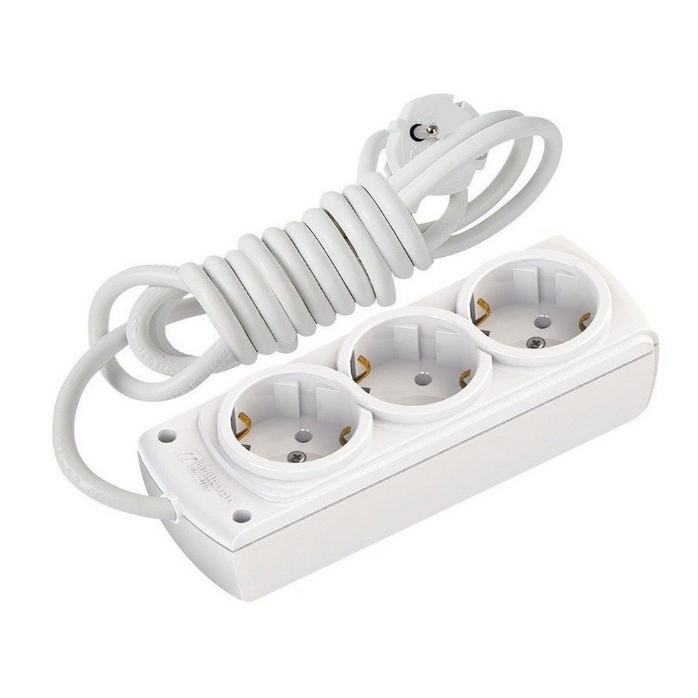 MUTLUSAN ÜÇLÜ TOPRAKLI GRUP PRİZ(5 METRE) OLİMPİA