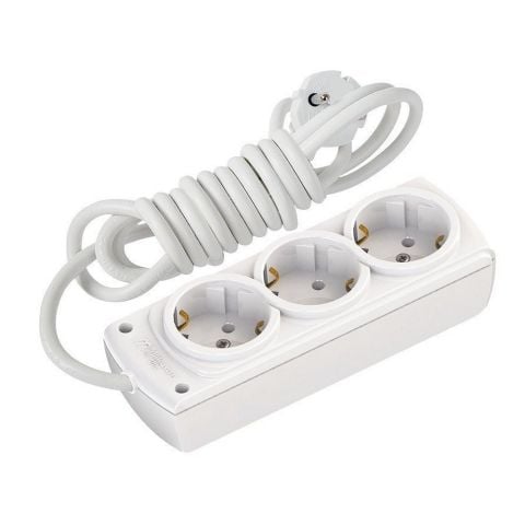 MUTLUSAN ÜÇLÜ TOPRAKLI GRUP PRİZ(5 METRE) OLİMPİA