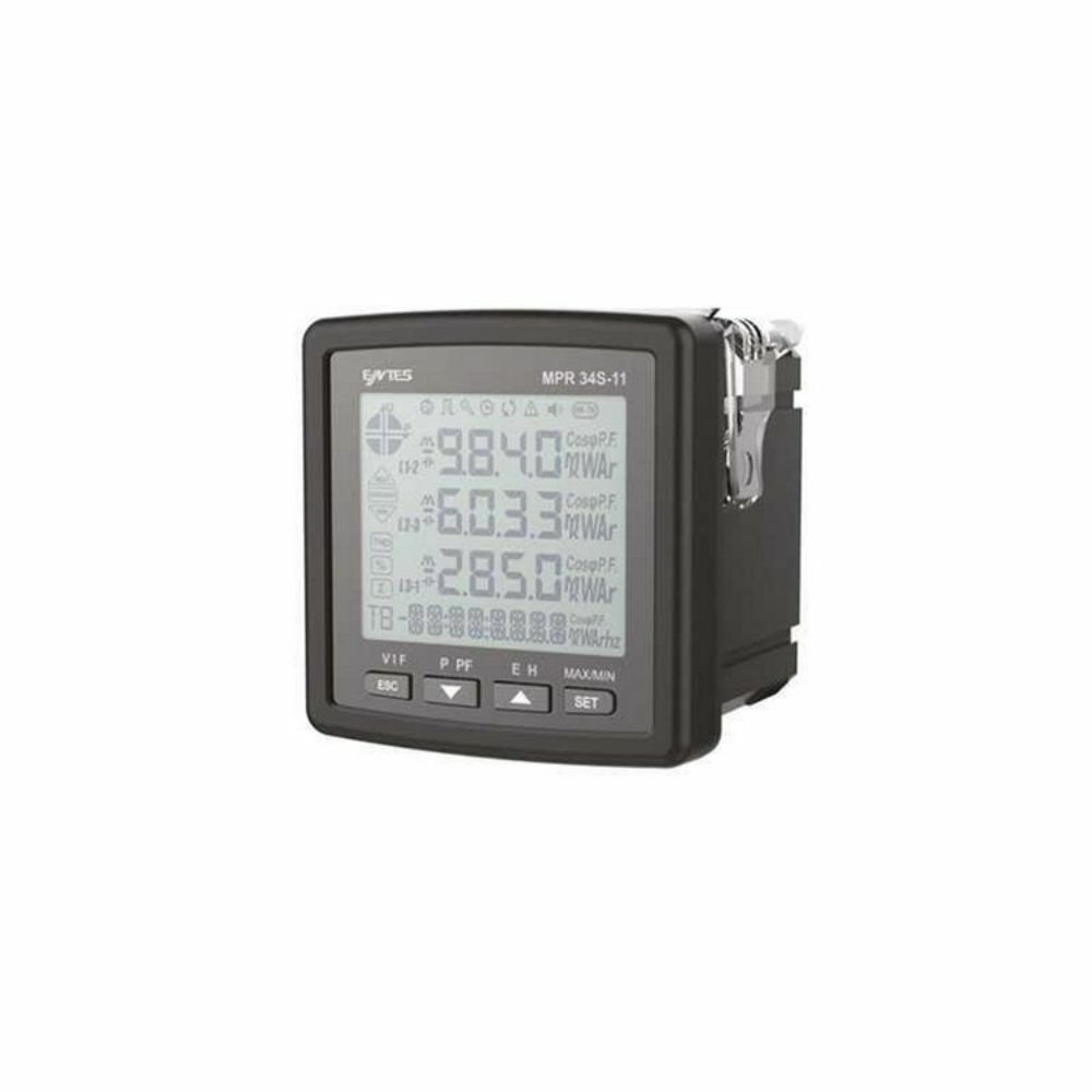 ENTES MPR-34S-11 72X72 95-270V AC-DC RS485 T-I ŞEBEKE ANALİZÖRÜ 72X7