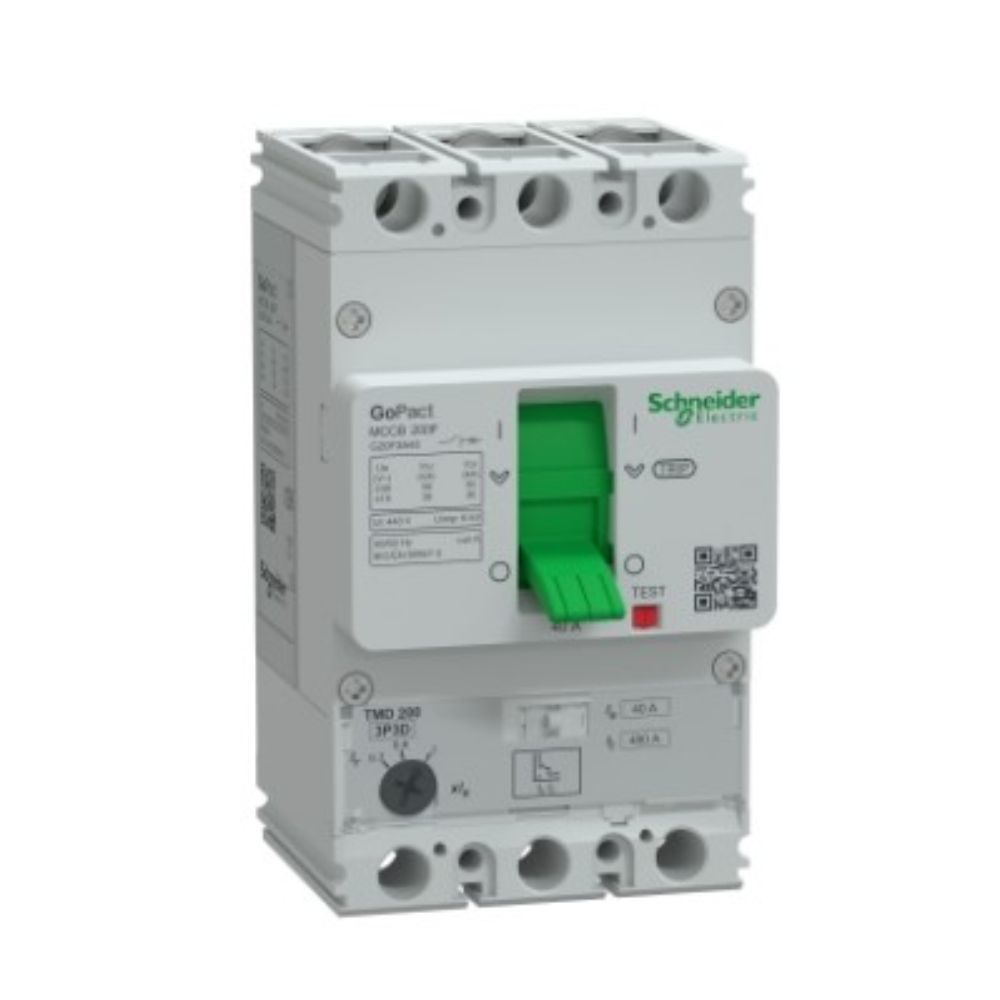 SCHNEIDER GOMCCB 200F 3P3D 40A ADJ SCHNEİDER G20F3A40
