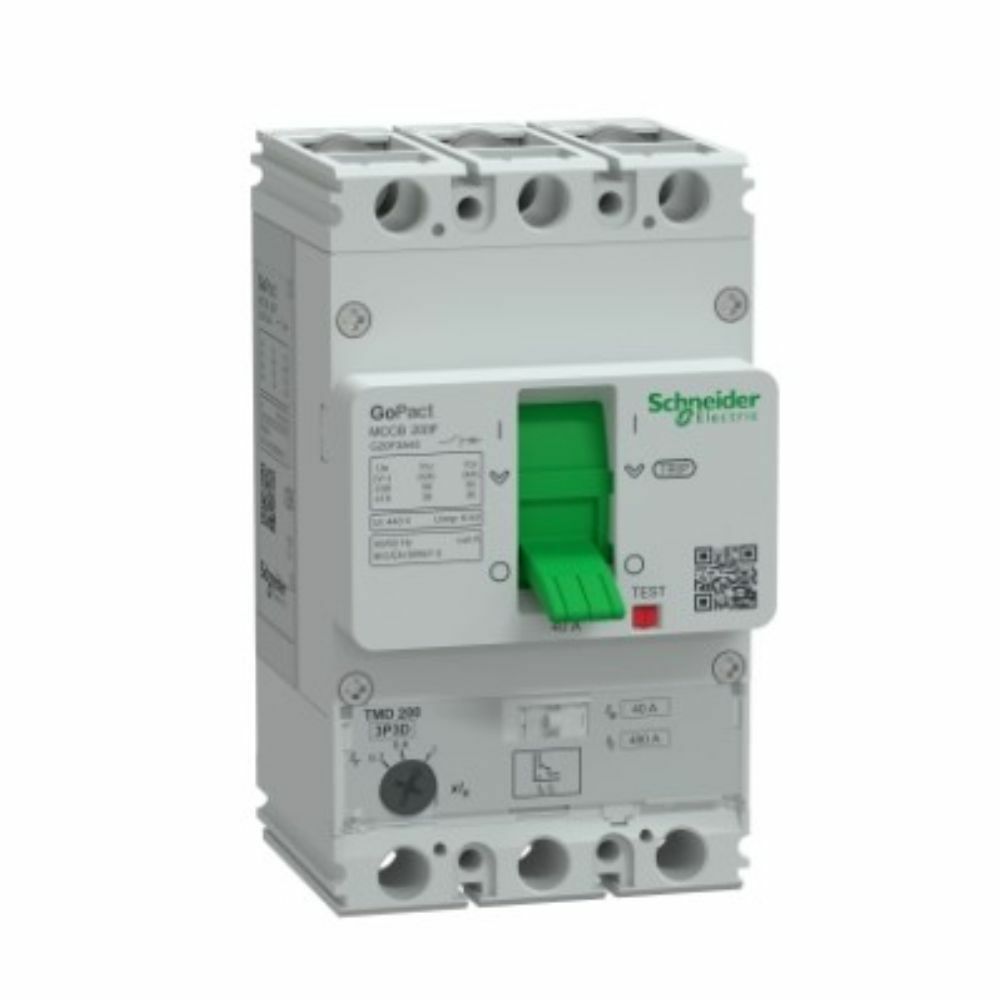 SCHNEIDER GOMCCB 200F 3P3D 40A ADJ SCHNEİDER G20F3A40