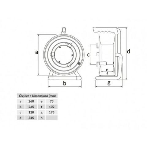 BEMİS PRİZSİZ K.KAPAKLI METAL MAKARA(3X1,5MMTTR 25