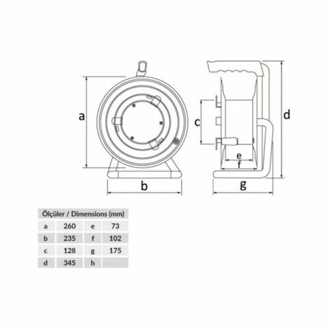 BEMİS PRİZSİZ K.KAPAKLI METAL MAKARA(3X1,5MMTTR 25