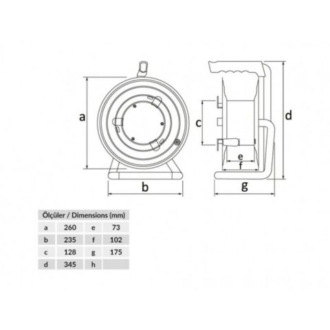 BEMİS PRİZSİZ K.KAPAKLI METAL MAKARA(3X1,5MMTTR 25