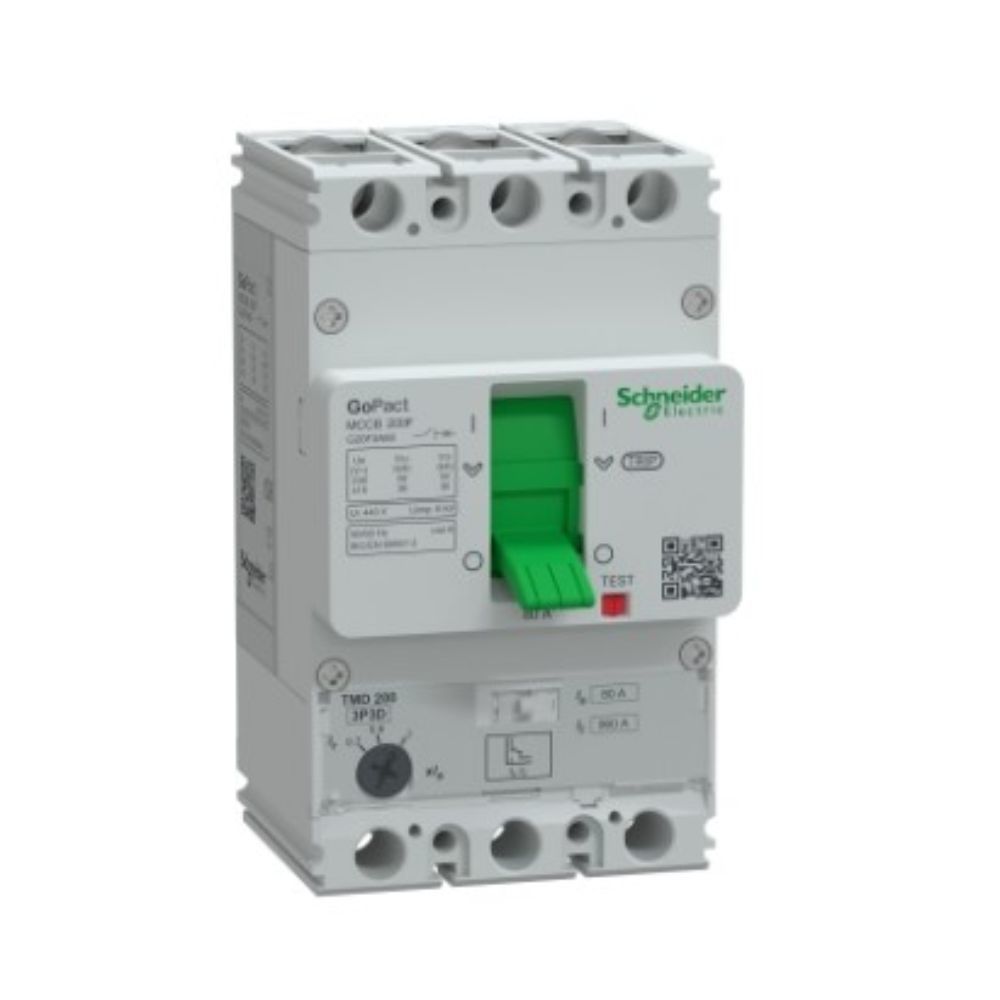 SCHNEIDER GOMCCB 200F 3P3D 80A ADJ SCHNEİDER G20F3A80