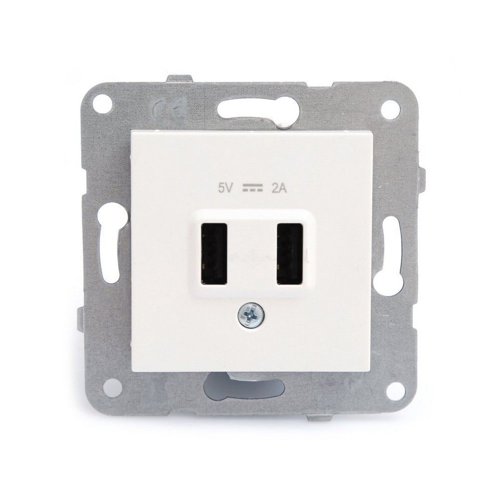 VİKO K-M BEYAZ USB PRİZ MEK+KAPAK 5V-2A 90967101