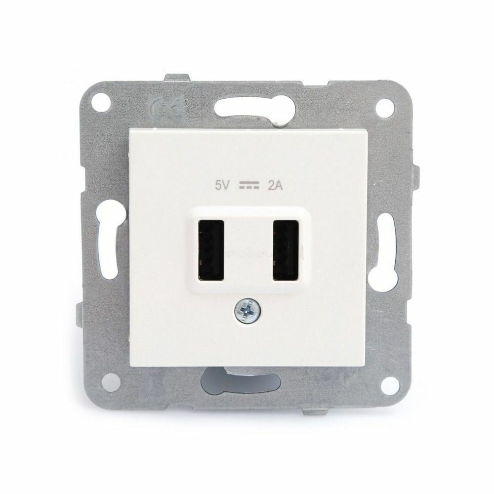 VİKO K-M BEYAZ USB PRİZ MEK+KAPAK 5V-2A 90967101