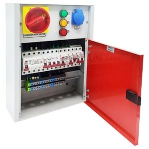 ÇETİNKAYA ÇP 9012 63A MONTAJLI ASANSÖR PANOSU ELEKTRİK PANOSU