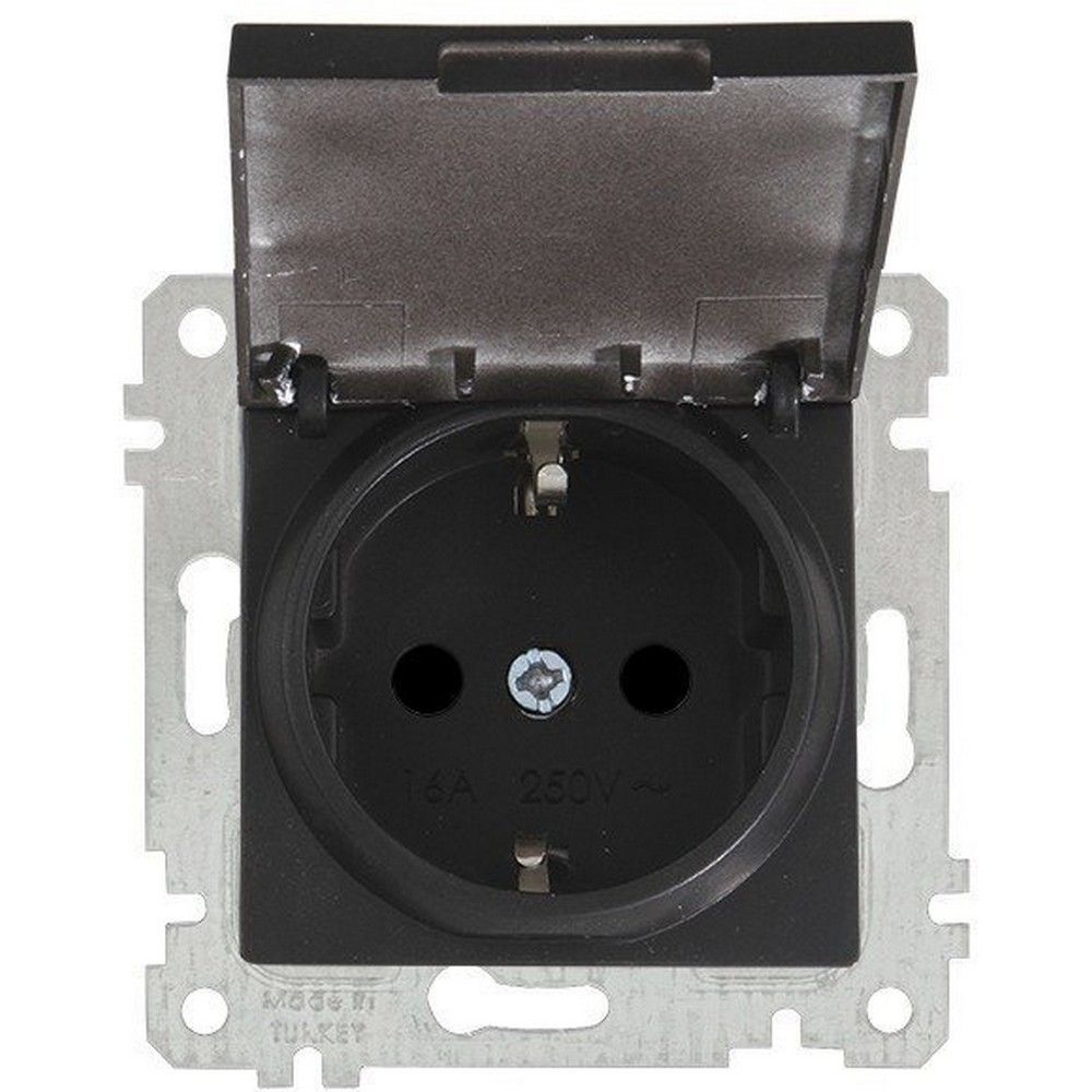 MUTLUSAN RİTA MEK+TUŞ KAPAKLI TOPRAKLI PRİZ