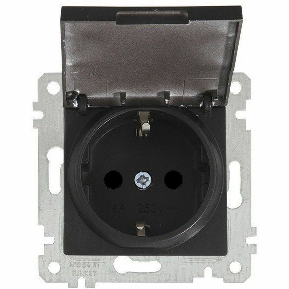 MUTLUSAN RİTA MEK+TUŞ KAPAKLI TOPRAKLI PRİZ