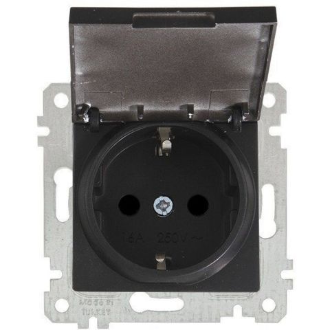 MUTLUSAN RİTA MEK+TUŞ KAPAKLI TOPRAKLI PRİZ