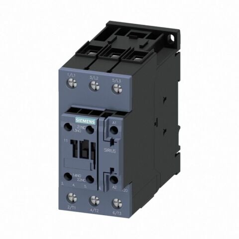 SIEMENS 3RT2036-1AP00 ÜÇ FAZLI SIRIUS KONTAKTÖR AC 230V BOBİNLİ 22 KW 1NO+1NC