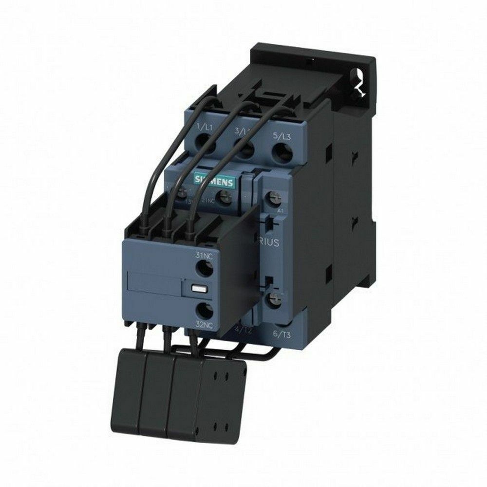 SIEMENS 3RT2626-1AP05 3RT2 SERİSİ KONDANSATÖR KONTAKTÖRÜ, 400 V AC, 7..20KVAR, 1NO+2NC, BOY S0