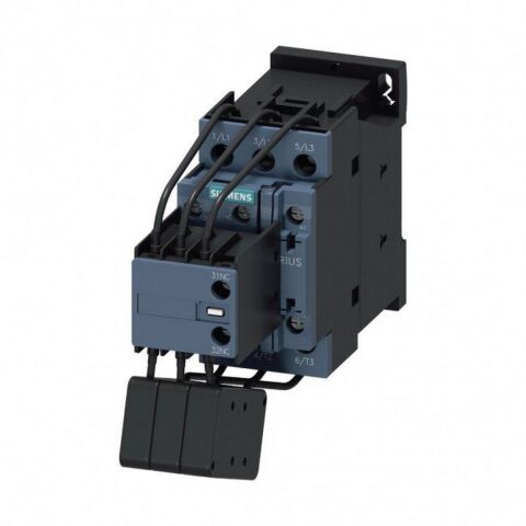 SIEMENS 3RT2626-1AP05 3RT2 SERİSİ KONDANSATÖR KONTAKTÖRÜ, 400 V AC, 7..20KVAR, 1NO+2NC, BOY S0
