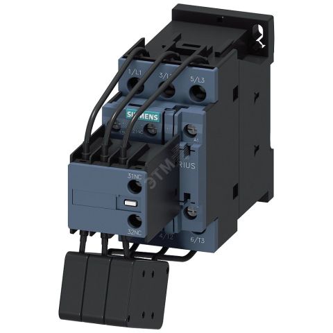 SIEMENS 3RT2627-1AP05 3RT2 SERİSİ KONDANSATÖR KONTAKTÖRÜ, 400 V AC, 8..25KVAR, 1NO+2NC, BOY S0