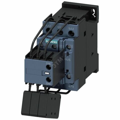 SIEMENS 3RT2627-1AP05 3RT2 SERİSİ KONDANSATÖR KONTAKTÖRÜ, 400 V AC, 8..25KVAR, 1NO+2NC, BOY S0