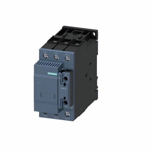 SIEMENS 3RT2636-1AP03 3RT2 SERİSİ KONDANSATÖR KONTAKTÖRÜ, 400 V AC, 17..50KVAR, 1NO+1NC, BOY S2