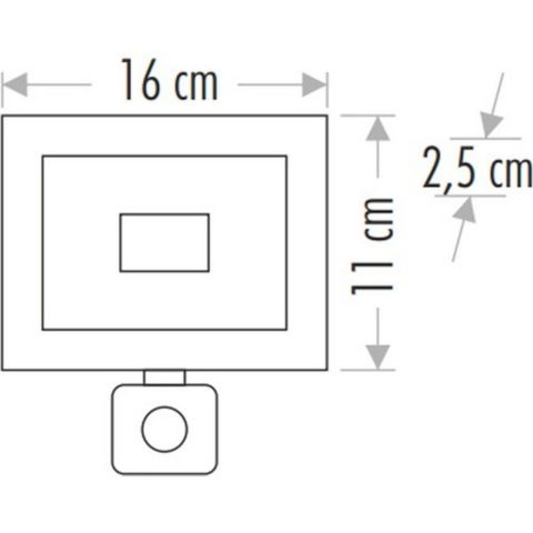 CATA CT-4652 20W SENSÖRLÜ LED PROJEKTÖR BEYAZ LED PROJEKTÖR