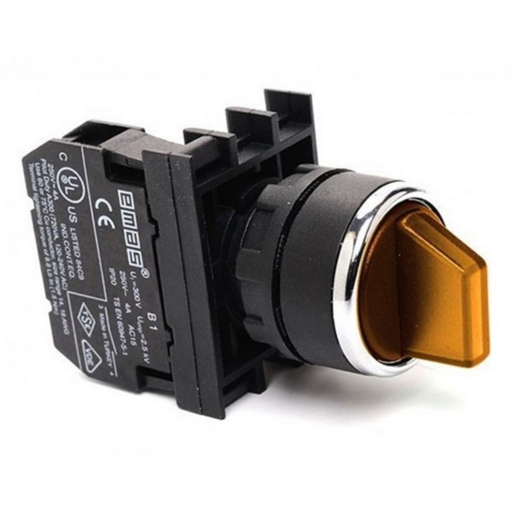 EMAS B101SL30S B ÇİFT START SEÇİCİ (2-0-1) SARI