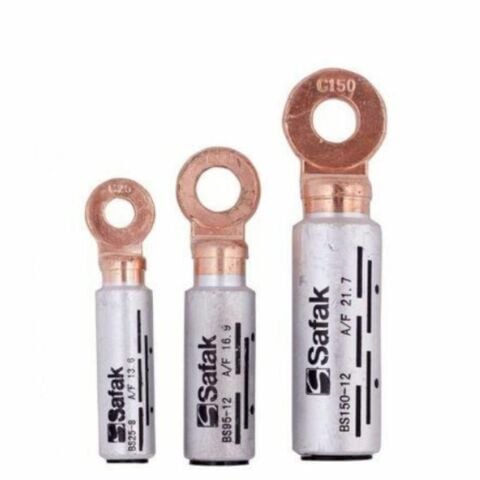 ŞAFAK 70MM M12 DIN NORMU BİMETAL BAKIR-ALM KABLO PABUCU (48 ADET) 8680734710585