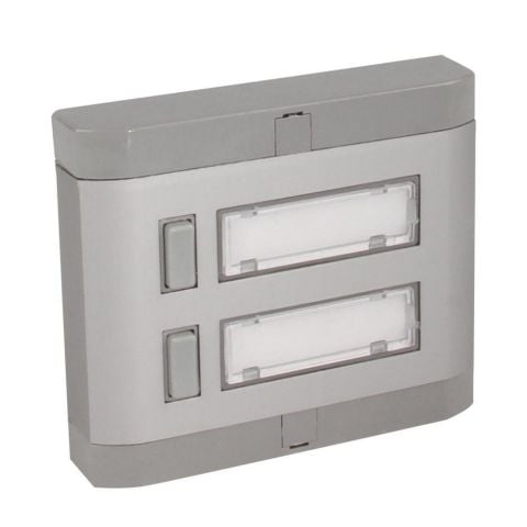 MUTLUSAN 2 Lİ ALÜMİNYUM ZİL BUTONU 1.KALİTE