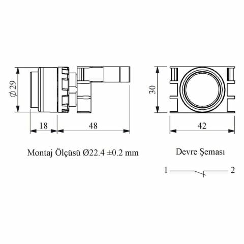 EMAS B200HY B STOP ÇIKIK KAFALI YEŞİL
