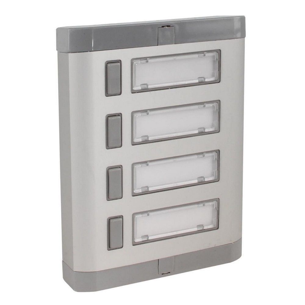 MUTLUSAN 4 LÜ ALÜMİNYUM ZİL BUTONU 1.KALİTE