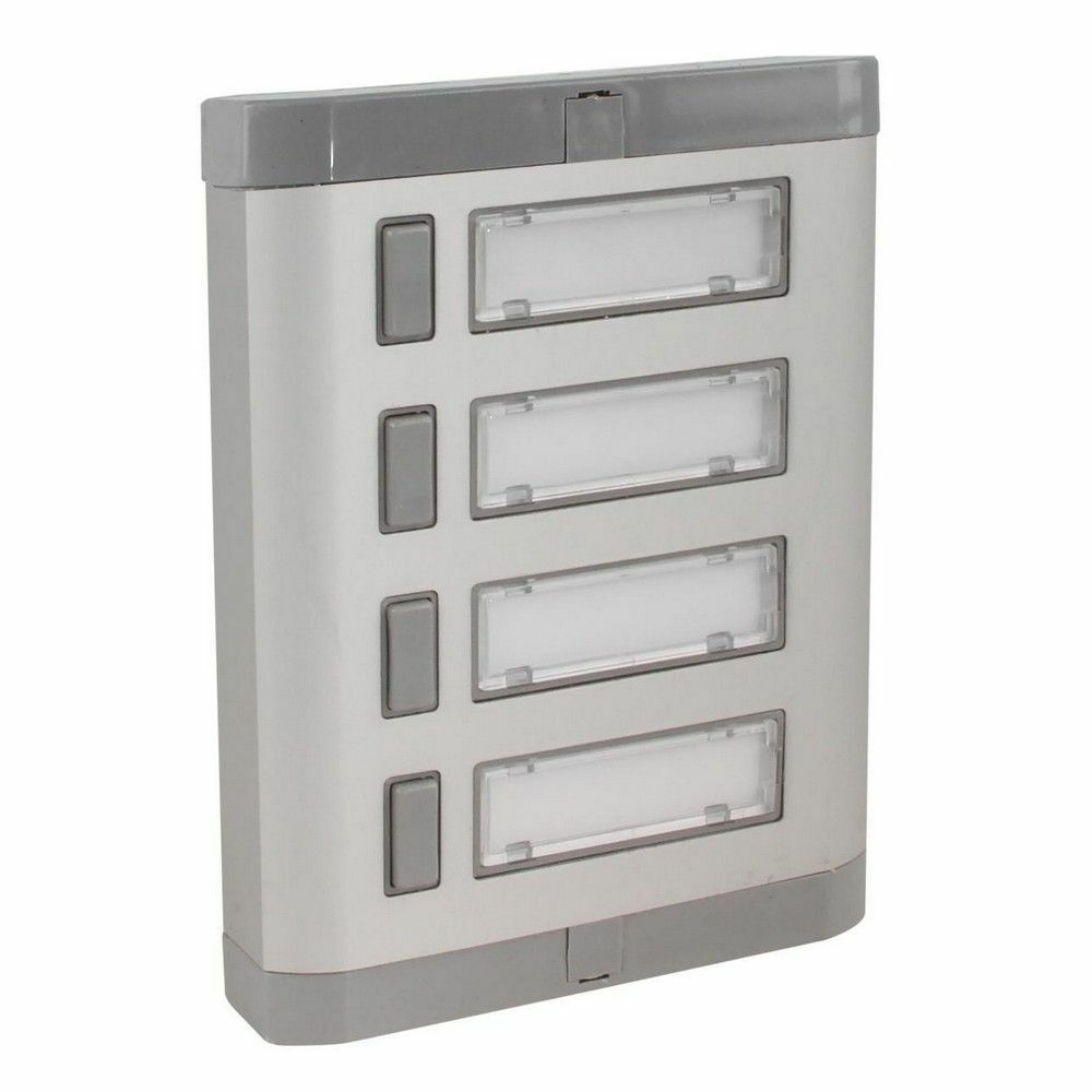 MUTLUSAN 4 LÜ ALÜMİNYUM ZİL BUTONU 1.KALİTE