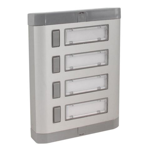 MUTLUSAN 4 LÜ ALÜMİNYUM ZİL BUTONU 1.KALİTE